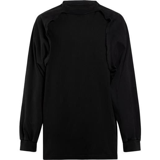 BALENCIAGA t-shirt in cotone / manica raglan