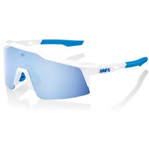 100percent speedcraft sl movistar team sunglasses trasparente hiper blue multilayer mirror/cat3