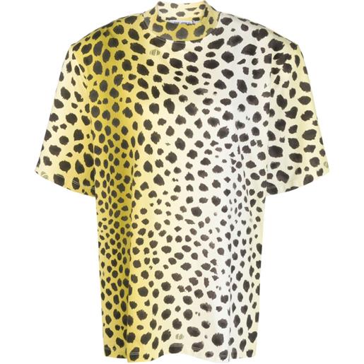 The Attico t-shirt con stampa - giallo