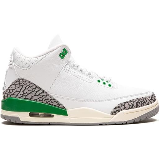 Jordan sneakers air Jordan 3 lucky green - bianco