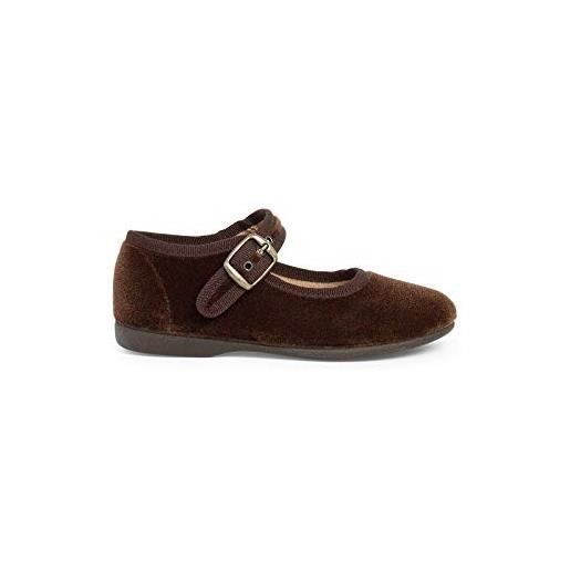 Pisamonas scarpe bambina velluto fibbia misurare 24 colore bordeaux