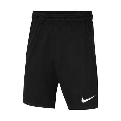 Nike dri-fit park, pantaloncini da calcio bambini e ragazzi, nero bianco, s