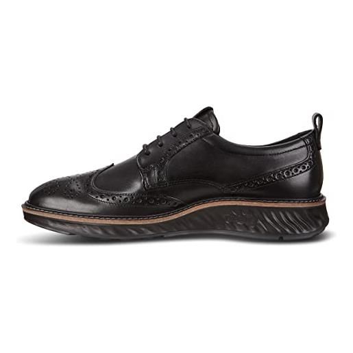 ECCO st. 1ibrido, scarpe stringate derby uomo, nero (black 424), 43 eu