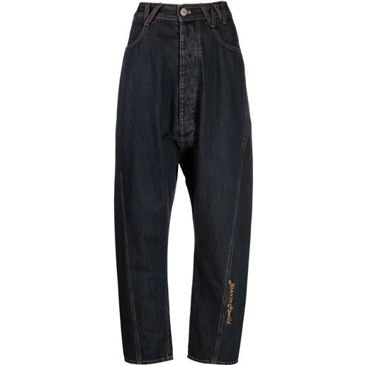 Vivienne Westwood jeans twisted seam - blu