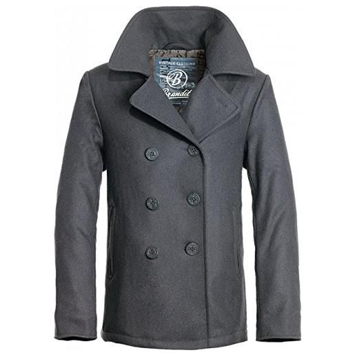 Brandit Brandit pea coat special sizes, giacca uomo, blu (navy), 3xl