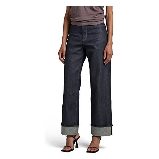 G-STAR RAW women's stray ultra high loose selvedge jeans, blu (raw denim d22071-b454-001), 30w / 30l
