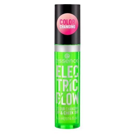Essence electric glow colour changing lip & cheek oil olio per labbra e guance che cambia colore 4.4 ml