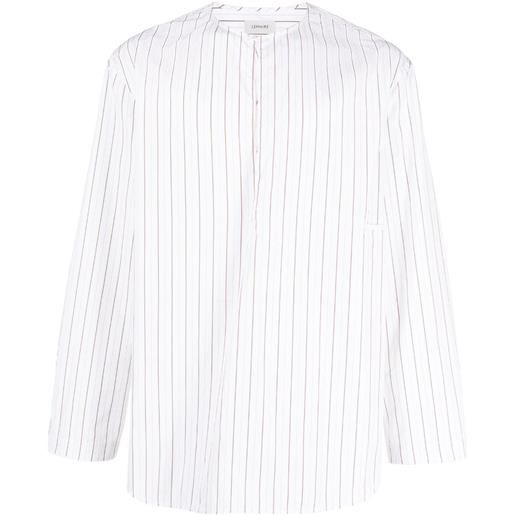 LEMAIRE camicia a righe - bianco