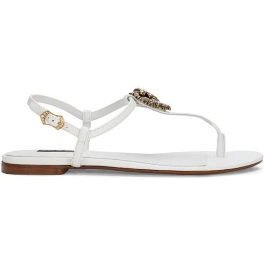 Dolce & Gabbana sandali infradito - bianco