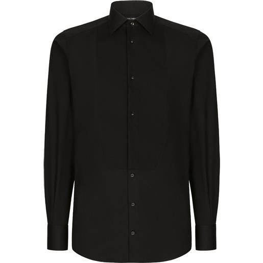 Dolce & Gabbana camicia smoking - nero