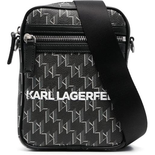 Karl Lagerfeld borsa a spalla k/mono - nero