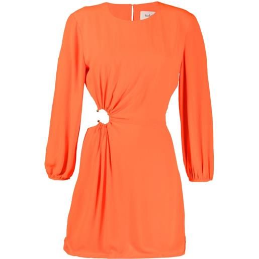 Ba&Sh abito corto drappeggiato bonica - arancione