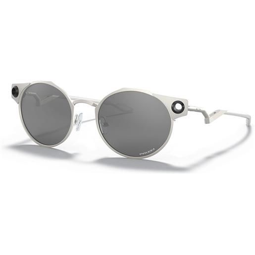 Oakley deadbolt sunglasses argento prizm black/cat3