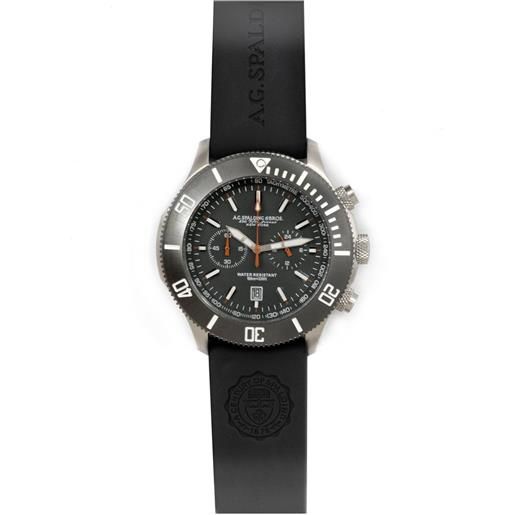 AG Spalding & Bros hawi chrono orologio da polso uomo, 44 mm, grigio