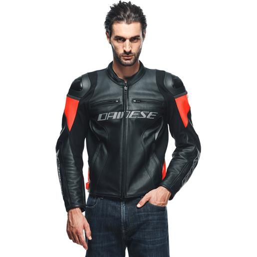 DAINESE racing 4 leather jacket giacca moto uomo
