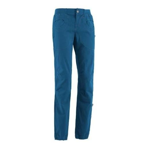 E9 danie2.3 kingfisher pantalone blu petrolio donna
