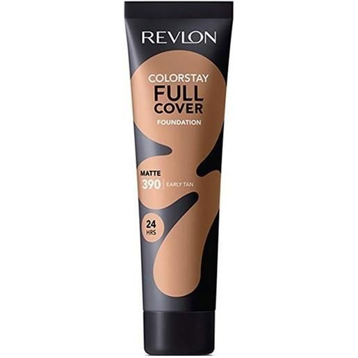 Revlon color. Stay full cover - fondotinta matte lunga durata n. 390 early tan