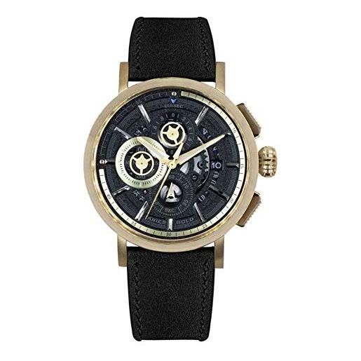 Aries Gold orologio elegante g 7018 g-bk