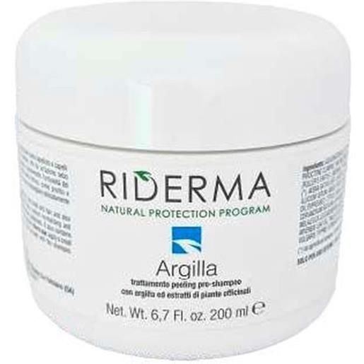Riderma argilla trattamento peeling pre-shampoo sebo-normalizzante, 200ml