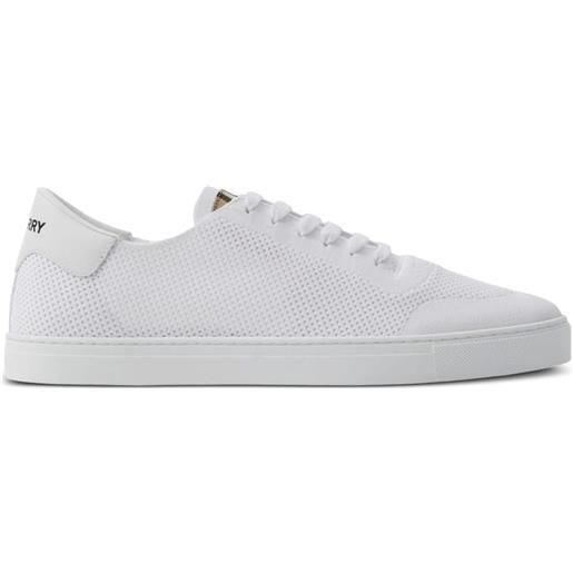 Burberry sneakers con stampa - bianco