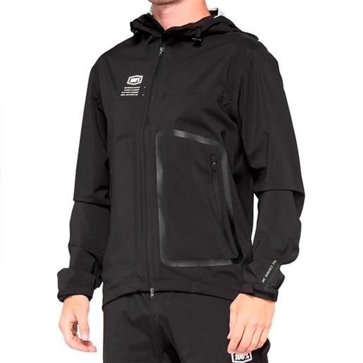 100percent hydromatic jacket nero s uomo