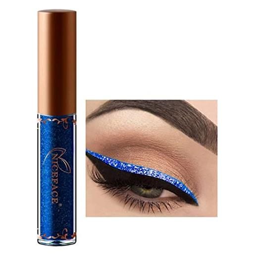 Yinhing eyeliner glitterato liquido, trucco diamante brillante liner per occhi eyeliner metallico trucco per occhi cosmestics(#1)
