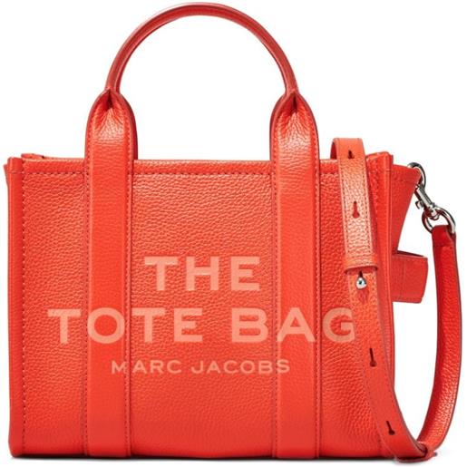 Marc Jacobs borsa the leather tote piccola - arancione