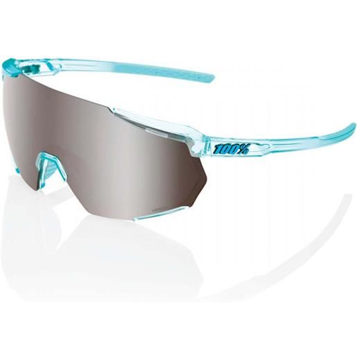 100percent racetrap 3.0 sunglasses trasparente hiper silver mirror/cat3
