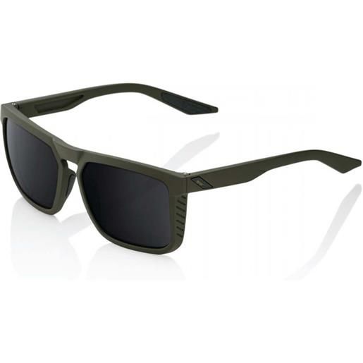 100percent renshaw sunglasses nero black mirror/cat3