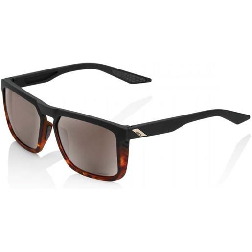 100percent renshaw sunglasses oro havana fade hiper silver mirror/cat3