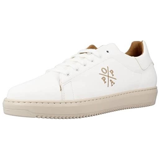 POPA sneaker alcaraz gomato bianco, scarpe da ginnastica uomo, 46 eu