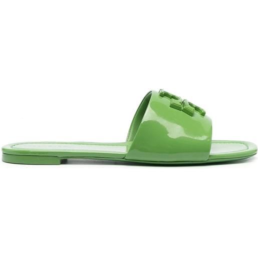 Tory Burch sandali slides eleanor - verde