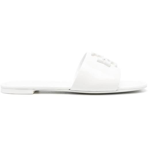 Tory Burch sandali slides eleanor - bianco