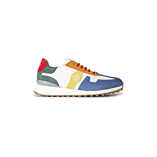 POPA sneaker aran full multicolore serraje, scarpe da ginnastica uomo, 44 eu