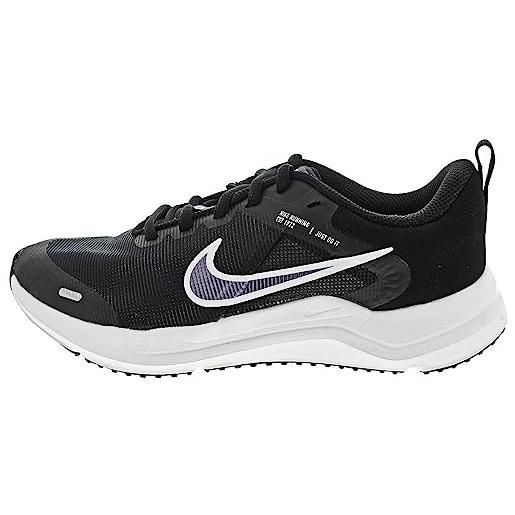 Nike downshifter 12, scarpe da ginnastica, nero (black white dk smoke grey), 40 eu