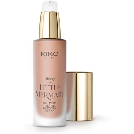 KIKO disney - the little mermaid 10h lasting fresh feel foundation spf 30 10 - 10 cocoa