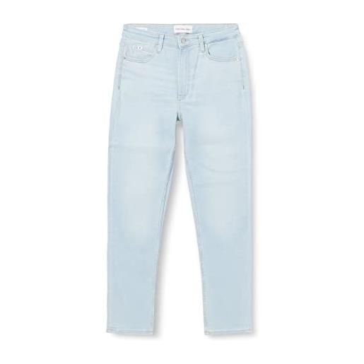 Calvin Klein Jeans high rise skinny ankle j20j219316 pantaloni, denim (denim light), 31w donna