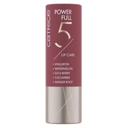 Catrice power full 5 lip care balsamo per labbra idratante e nutriente 3.5 g tonalità 040 addicting cassis