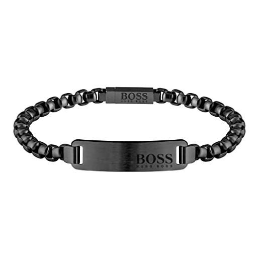 BOSS jewelry braccialetto a catena da uomo collezione id disponibile in black m