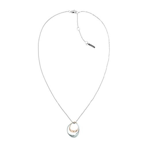 Calvin Klein collana da donna collezione warped rings - 35000008