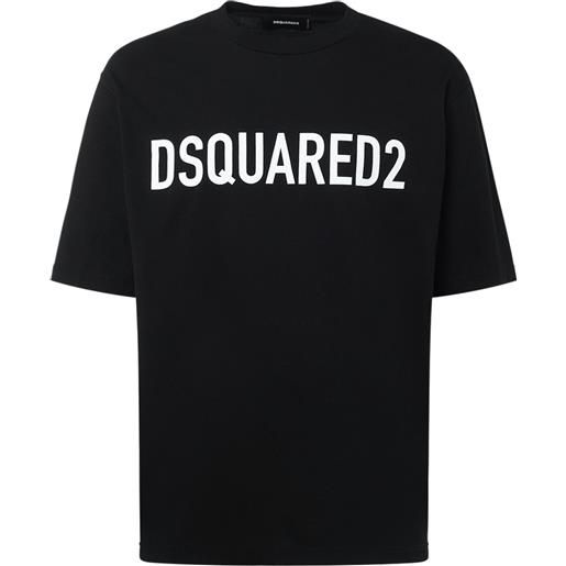DSQUARED2 t-shirt loose fit in cotone con logo