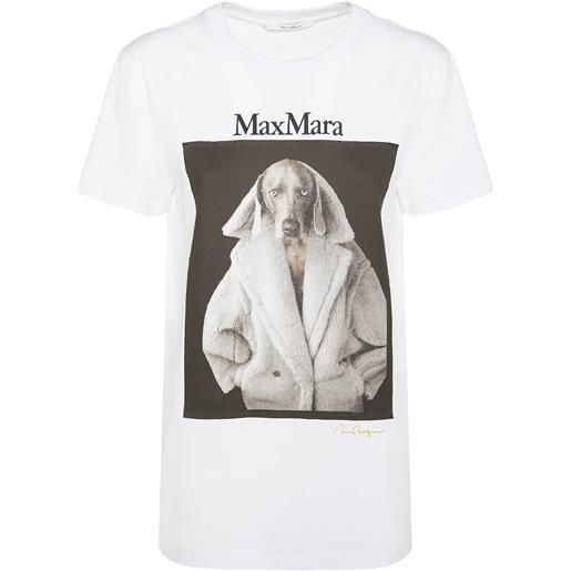 MAX MARA t-shirt valido in jersey di cotone con stampa