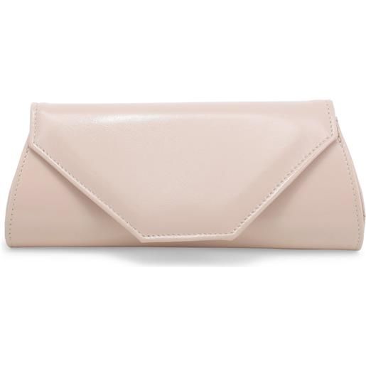 Melluso borsa pochette con tracolla in pelle rosa bj034b