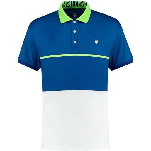 K-swiss hypercourt express short sleeve polo shirt blu l uomo