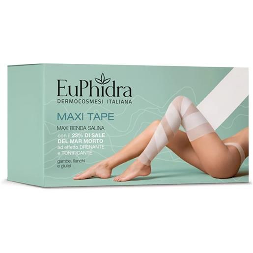 Euphidra maxi tape benda salina drena e tonifica, 1 benda + 1 pantalone cartene