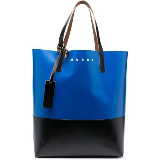 Marni borsa tote tribeca - blu