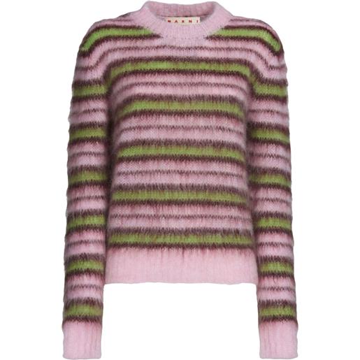 Marni maglione a righe - rosa