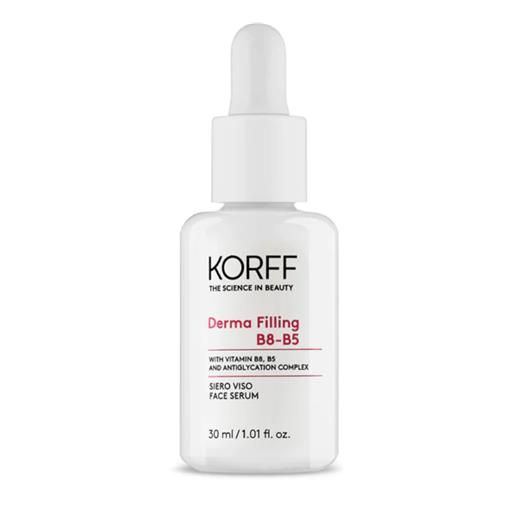 KORFF Srl korff derma filling b8-b5 siero viso anti-età - siero viso levigante e rimpolpante - 30 ml