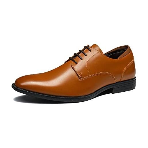 Bruno Marc scarpe uomo eleganti oxford uomo stringate derby basse oxford vintage matrimonio da lavoro per feste nero sbox221m-e taglia 46 (eur)