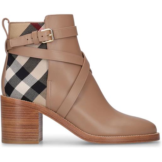 BURBERRY stivali new pryle in pelle 70mm